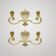 Pair of wall lights from the 1950s by Maison Arlus.