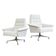 Vintage swivel armchairs, UP Závody, Czechoslovakia, 1970s, pair of 2