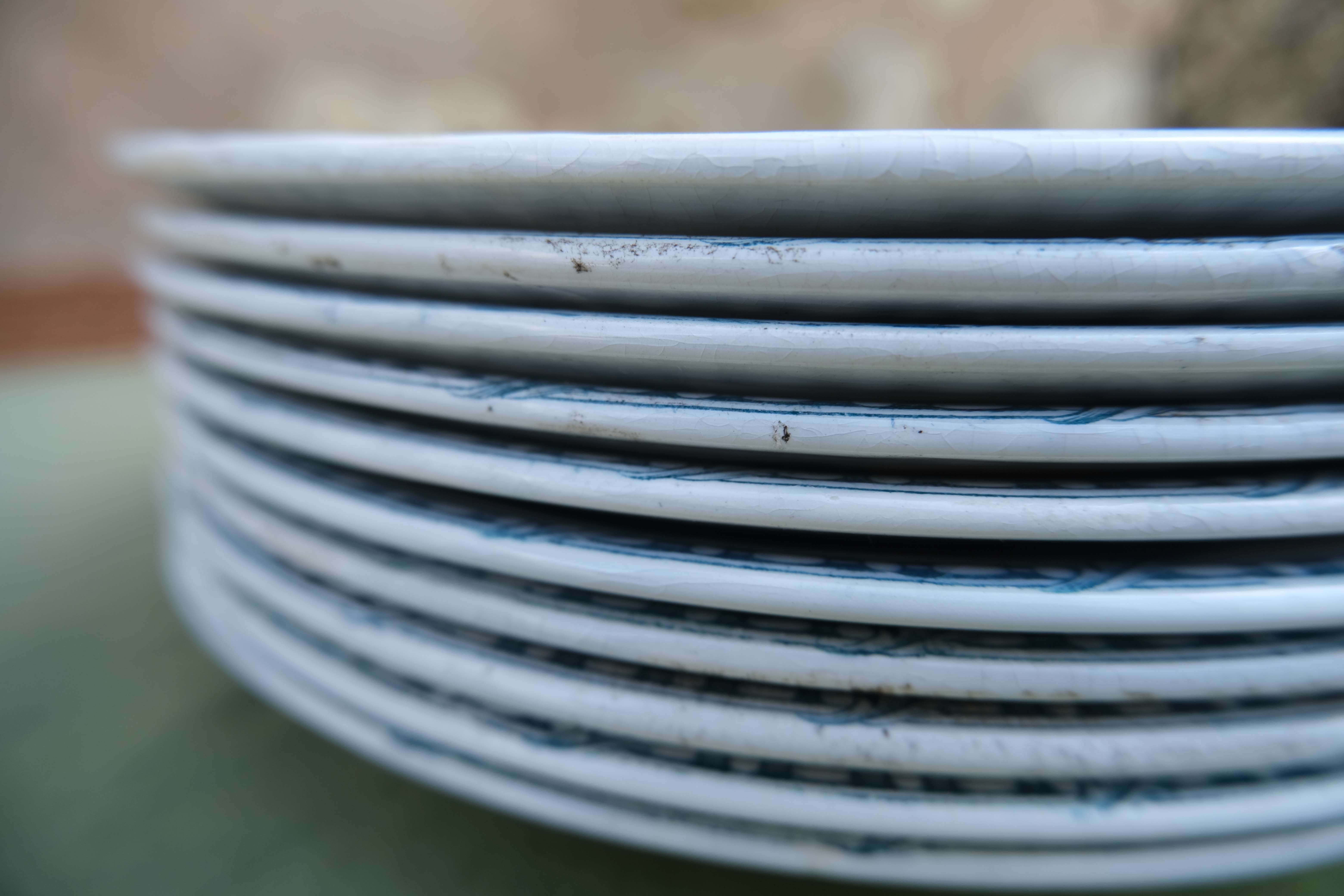 Iron earth plates of Creil and Montereau