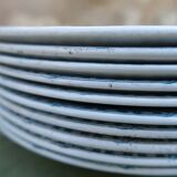 Iron earth plates of Creil and Montereau