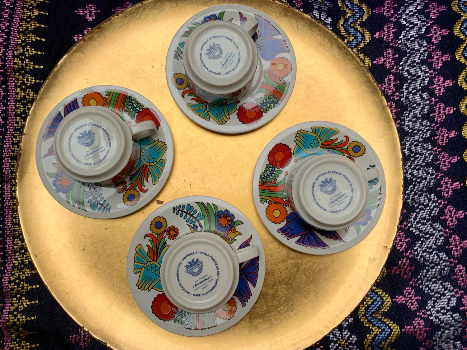 Acapulco series coffee cups