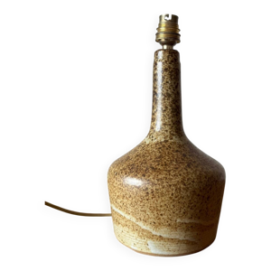 Pied de lampe en grès