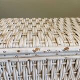 Woven rattan basket