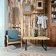 Vintage industrial coffee table (refurbished)