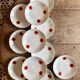 Lot de 11 assiettes creuses vintage, Scherzer Bavaria
