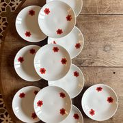 Set of 11 vintage deep plates, Scherzer Bavaria