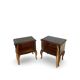 Tables de chevet/commodes Chippendale italiennes, années 1940/1950.