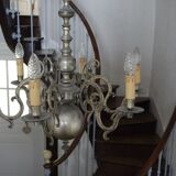 1980 tin chandelier