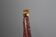 Mid-century bordeaux ceramic office lamps 60s