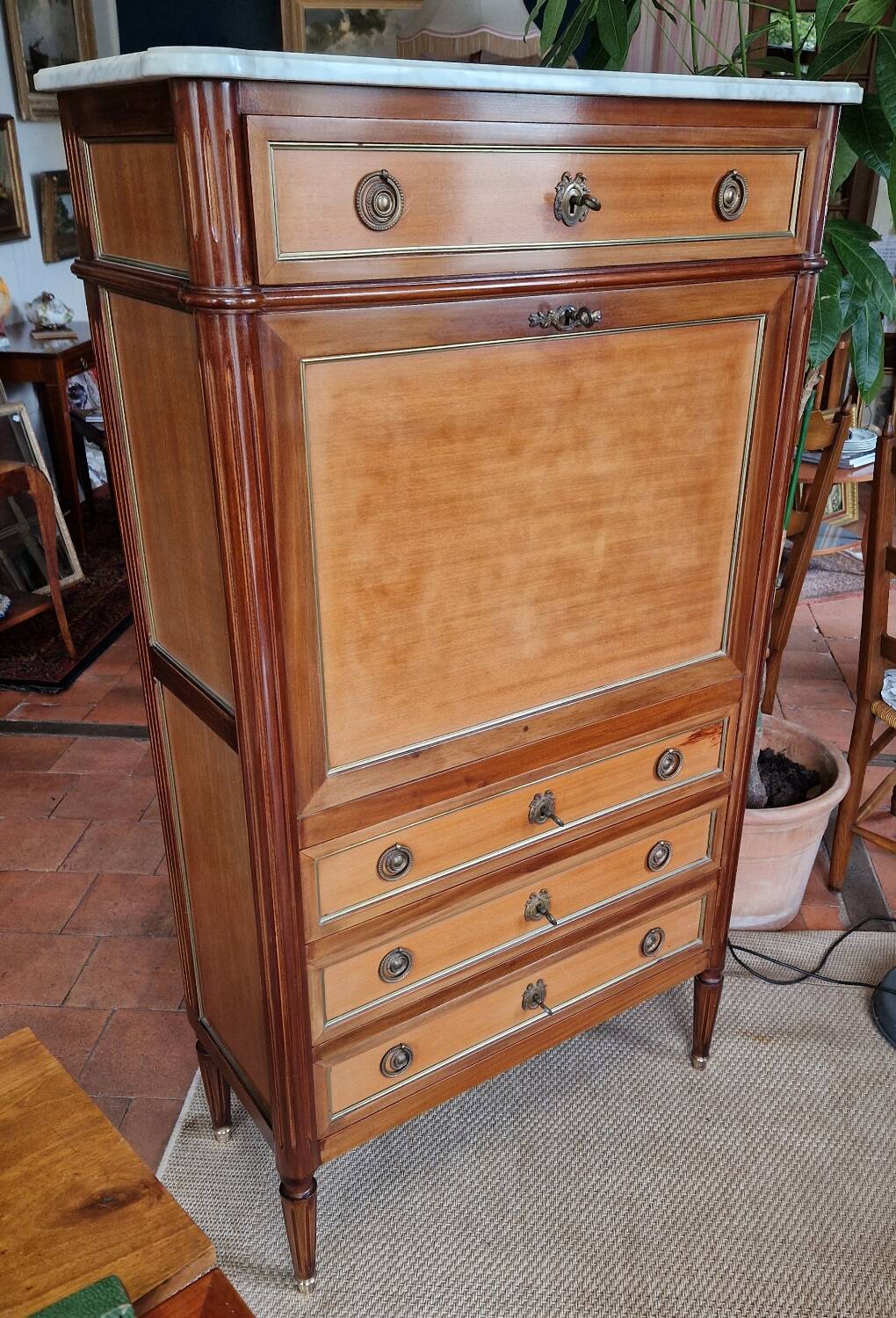 Mahogany secretary