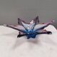 Murano Glass bowl with "leaf" shape in blue/purple/pink/transparent colors