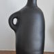 Trio de vases noirs vintage