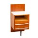 Mid-century bedside table fully renovated by Mojmír Požár, 1960s, Czechoslovakia.