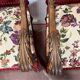 Pair of Renaissance style armchairs in solid walnut, 19th century