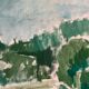 Original Swedish Oil on Canvas – “Milk Shed at Kaga” by Björn Svensk – Signed – Dated 1980 – Vintage & Framed