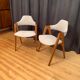 Pair of Compass chairs by Kai Kristiansen, SVA Møbler, Denmark, 1960s