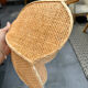 Vintage pendant lamp in natural fibers
