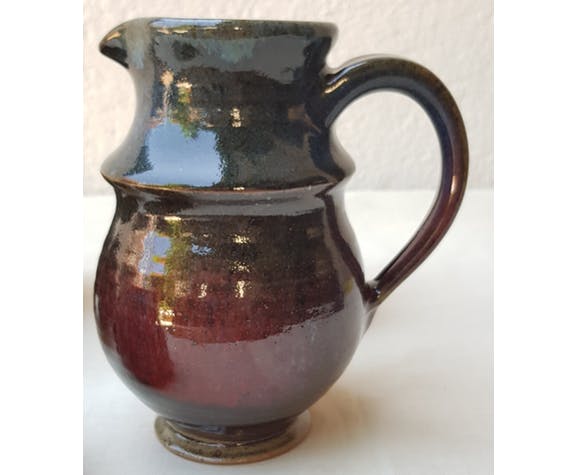 Handmade ceramic pitcher and cups