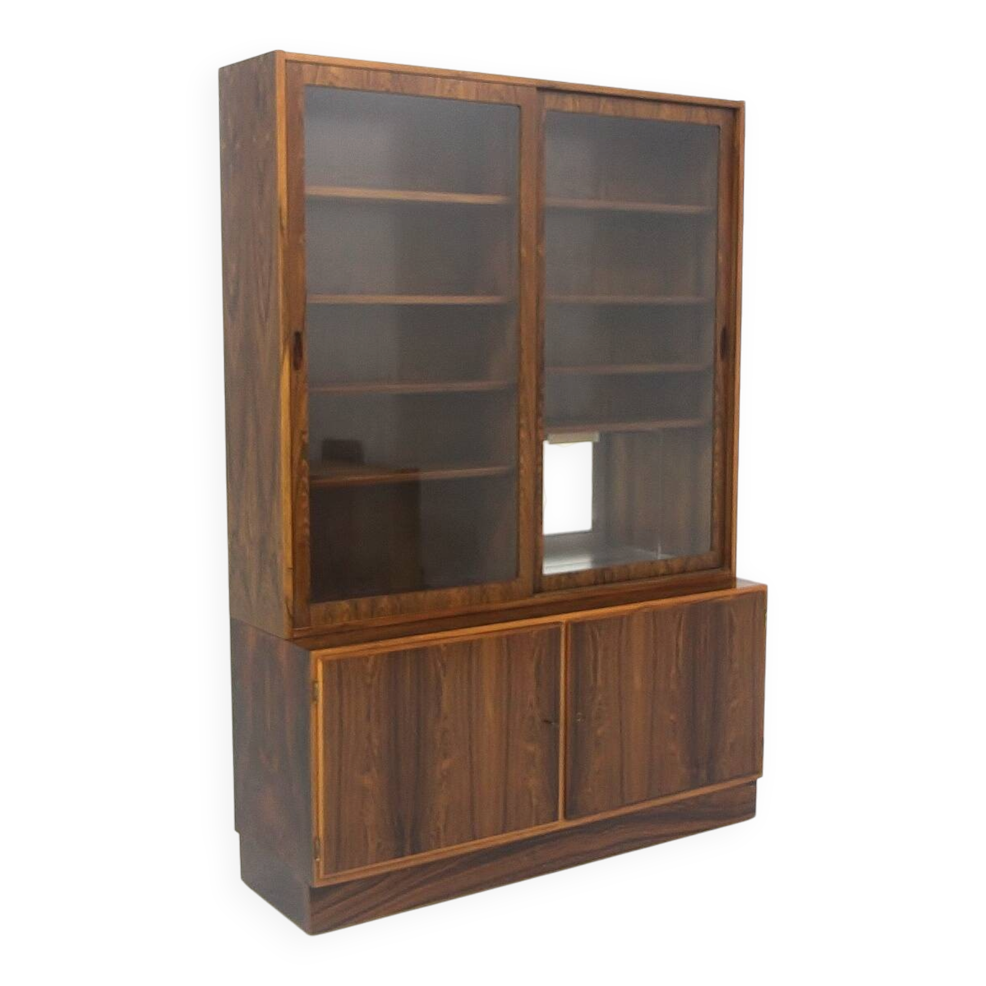 Rosewood cabinet/display case, Poul Hundevad, Denmark, 1960
