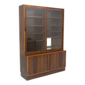 Rosewood cabinet/display case, Poul Hundevad, Denmark, 1960