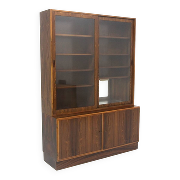 Rosewood cabinet/display case, Poul Hundevad, Denmark, 1960
