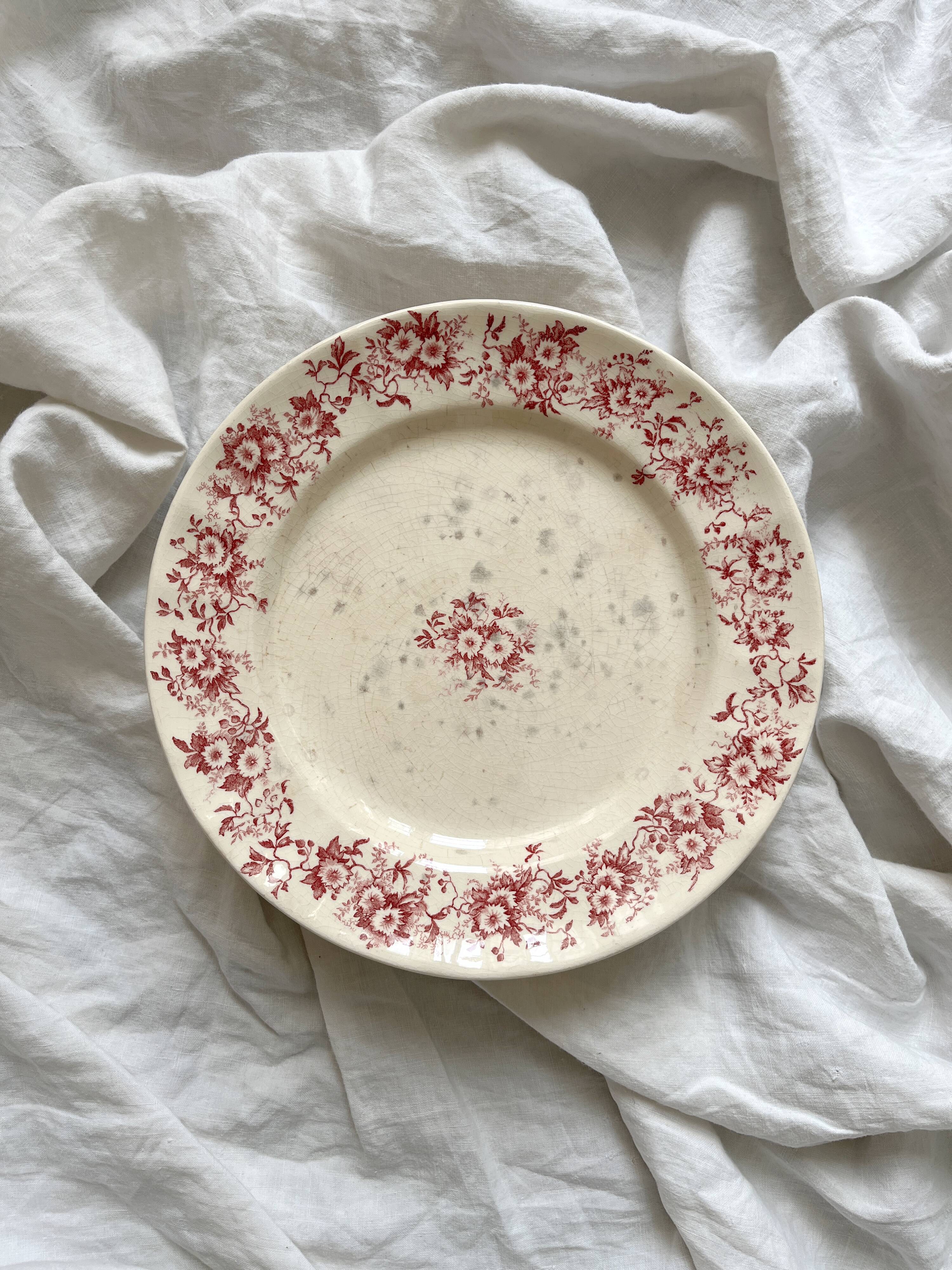 Low iron clay compote bowl "Aster" Longchamp