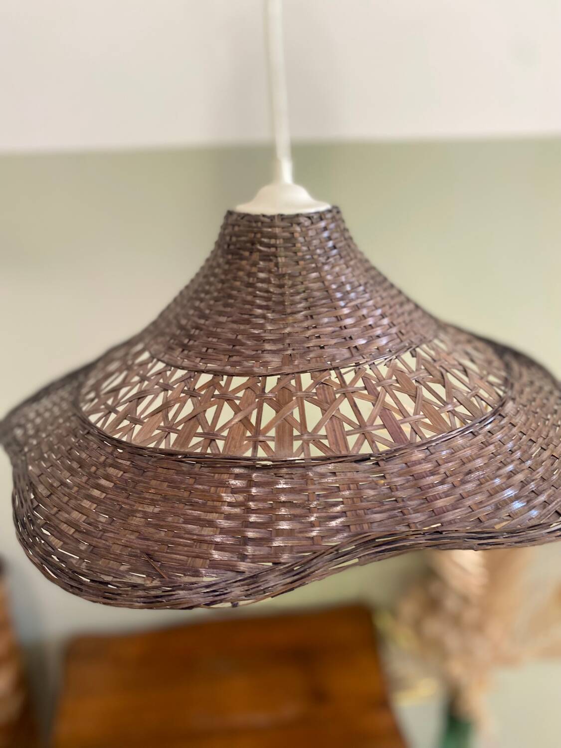 Suspension osier vintage