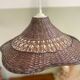 Vintage wicker pendant light