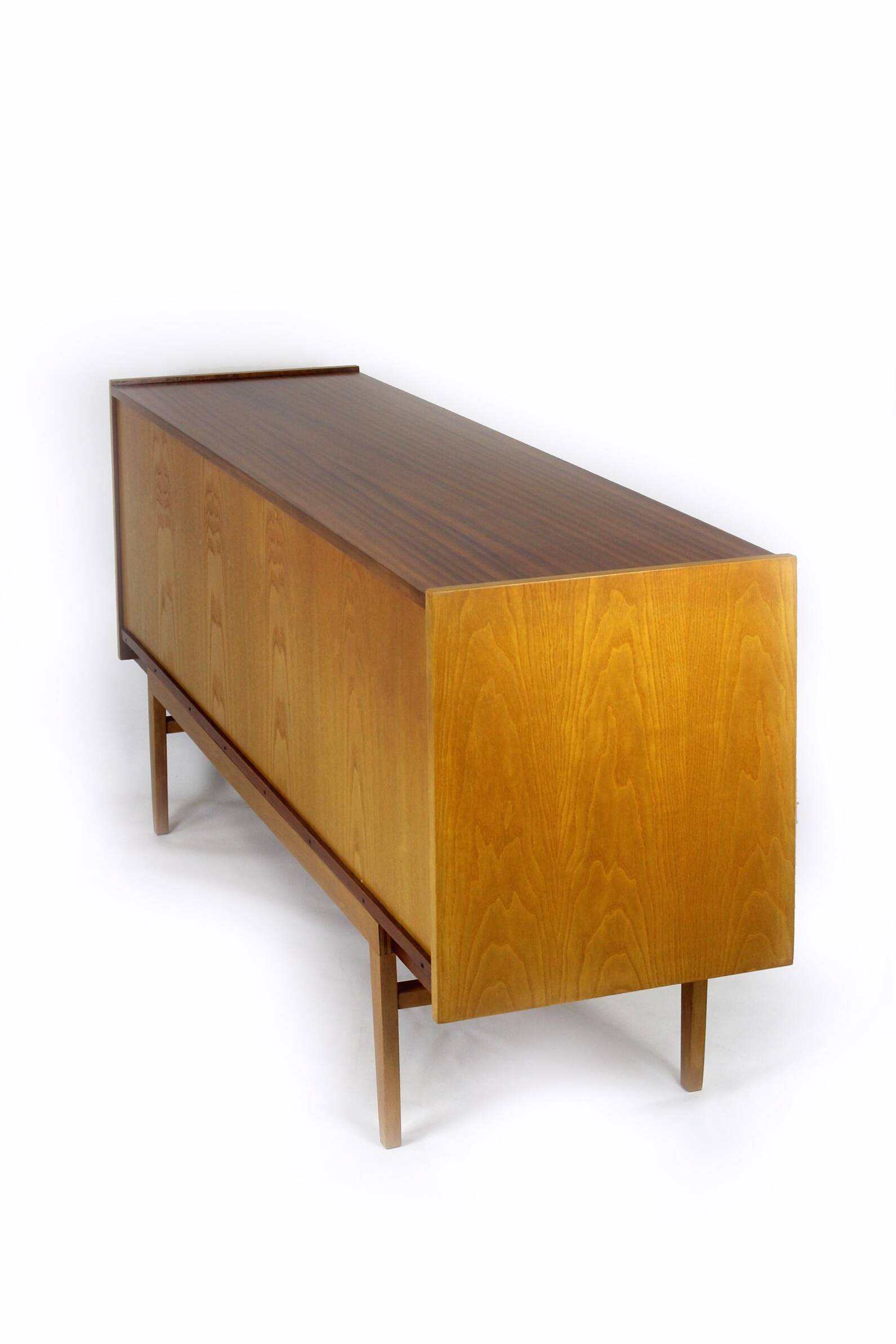 Restored Mid-Century Modern Sideboard in Mahogany and Ash. 1960s