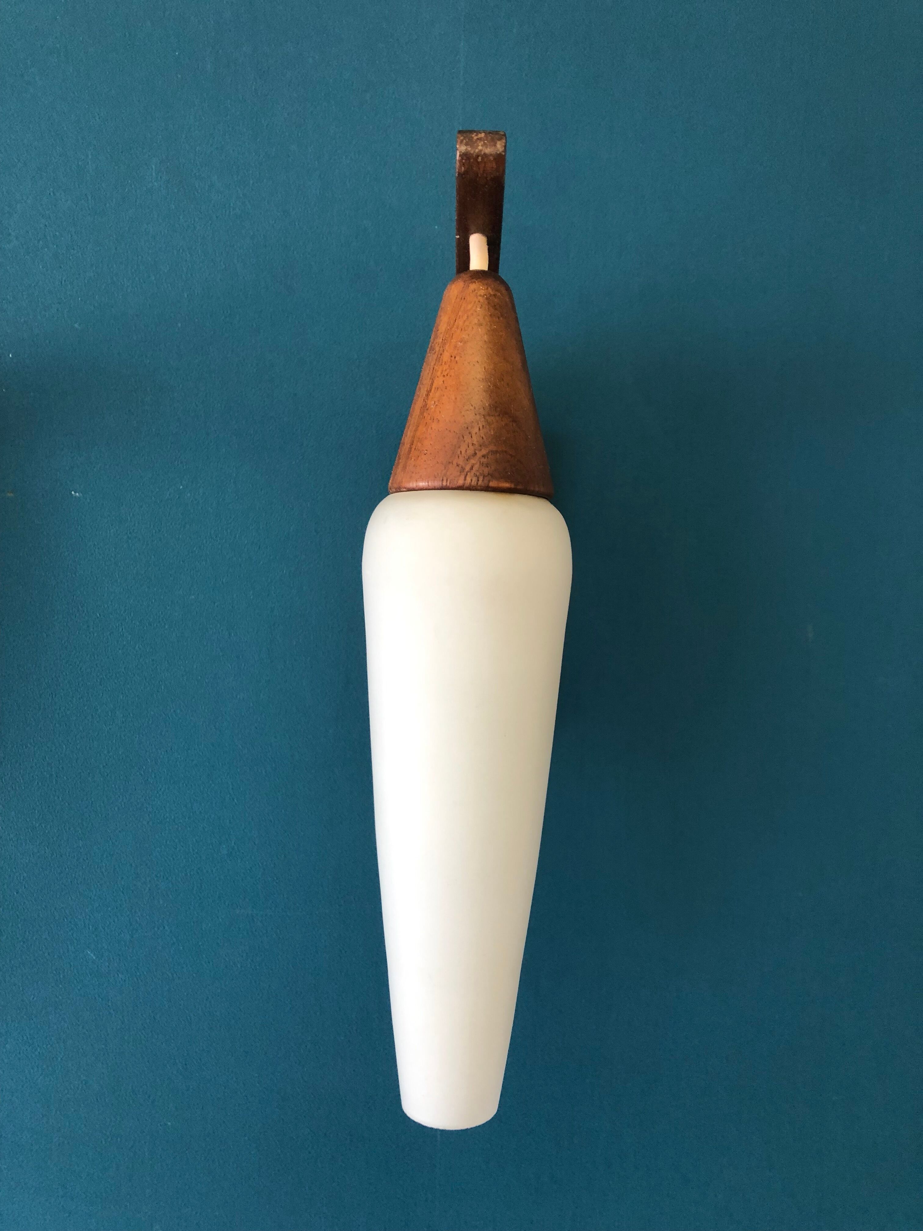 Pair of Scandinavian wall lamps 50s