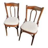 Pair of bistro chairs