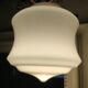 Suspension laiton opaline rose