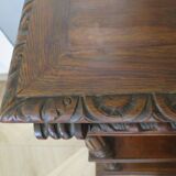 Ancien-Desserte-Console-Meuble de présentation-Henry II-fin xixème