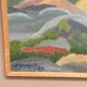 Original Swedish Oil on Canvas – “Coast” by Weronica – Dated 1980 – Vintage