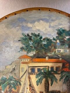Ancient painting, Marine, the Riviera 50/60s