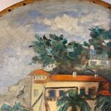 Ancient painting, Marine, the Riviera 50/60s