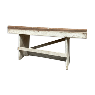 Banc de ferme sapin rustique