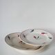 Set of 6 flat plates Givors model Perce-Neige 1950