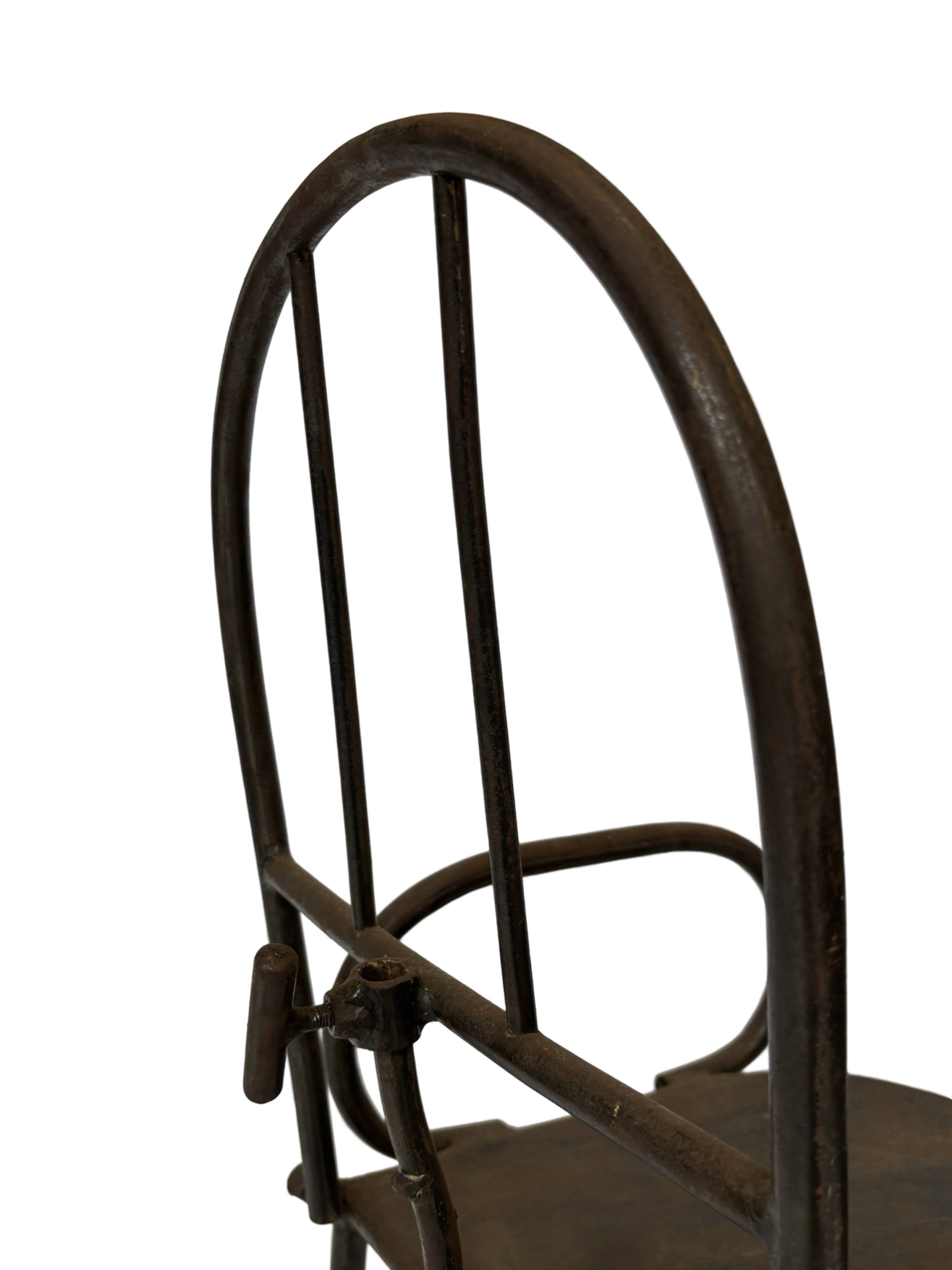 Vintage industrial chair work chair man cave design chair