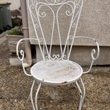 vintage metal garden furniture tête-à-tête