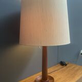 Uno & Östen Kristiansson Teak tablellamp for Luxus Denmark 1970s