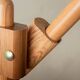 Vintage Danish Pine Adjustable Floor Lamp by +LYS Denmark, 1960s