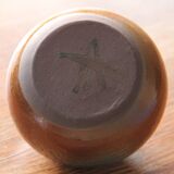 Boule pique-fleur en grès Accolay