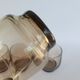 Set of 5 vintage 70s smoked glass water glass