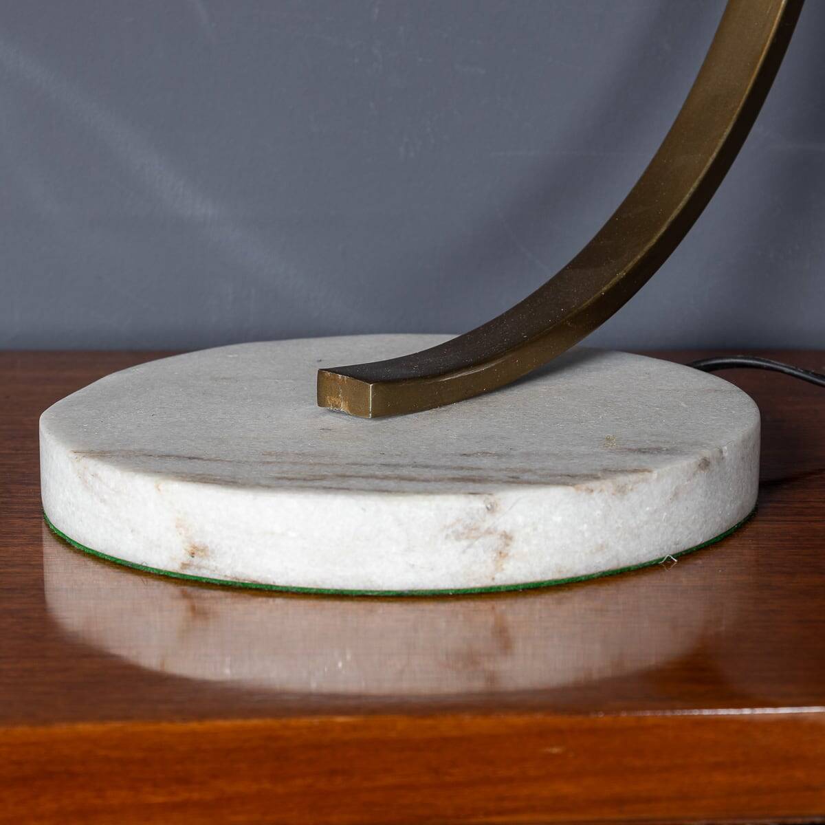 Vintage 20thc brass christian dell style table lamp c.1970