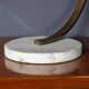 Vintage 20thc brass christian dell style table lamp c.1970