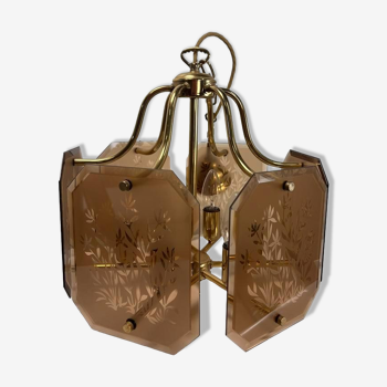Vintage hollywood regency luster / pendant lamp