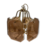 Vintage hollywood regency luster / pendant lamp