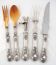 Boulenger silver, set of 5 serving pieces, salad service, carving set.