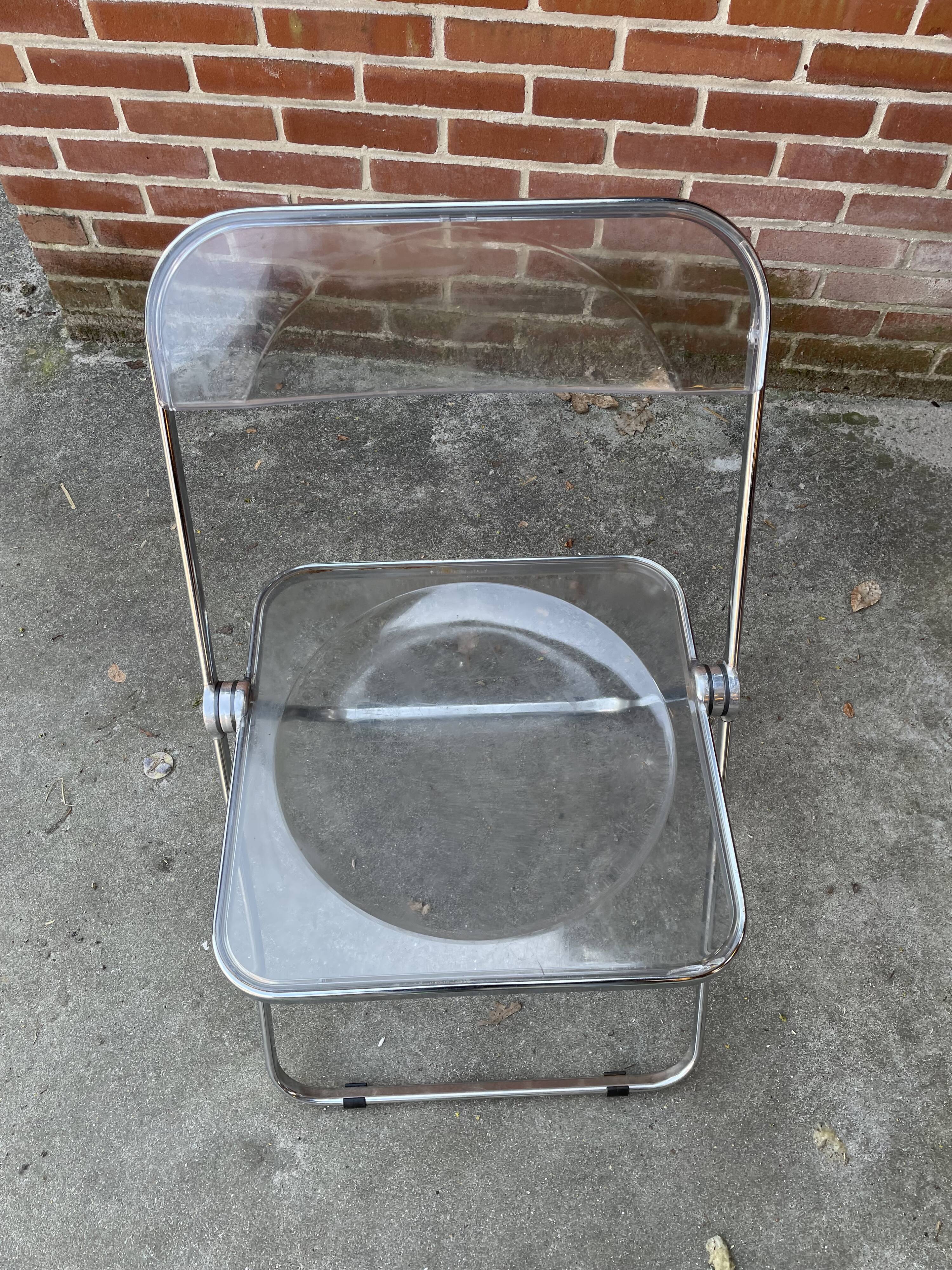 Folding chair by Giancarlo Piretti for Castelli